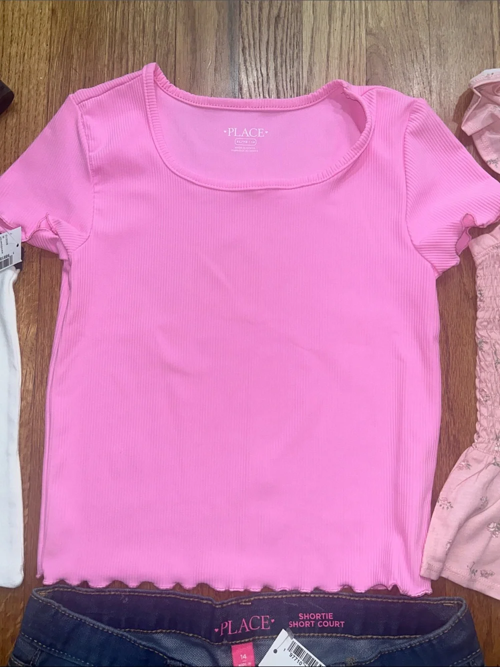 The Children's Place Girls New Bundle of Shirts and Shorts XL